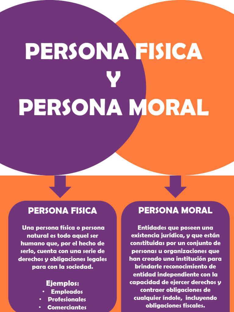 Personas Fisicas y Morales | PDF