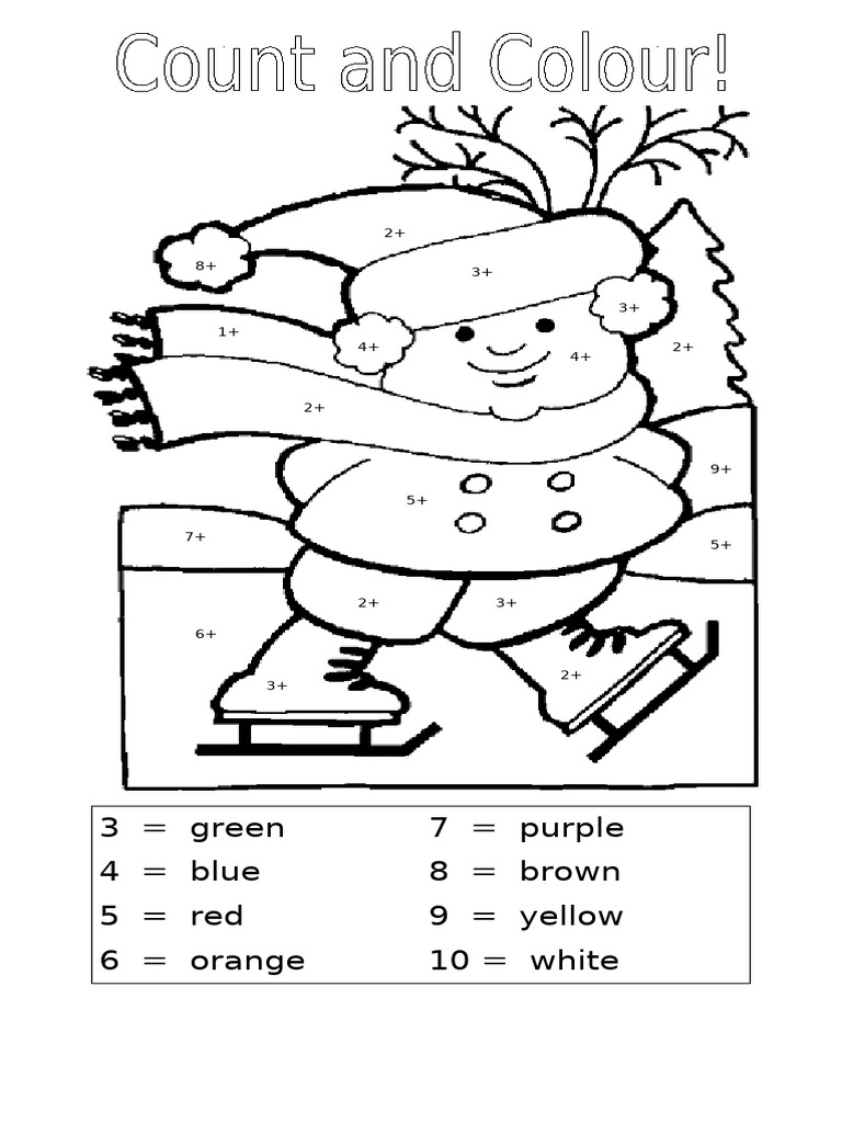 Color Code Number Chart | PDF