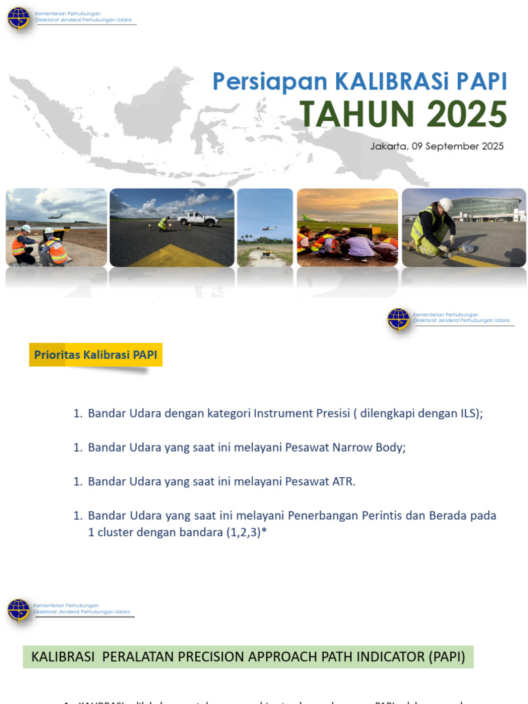 Kalibrasi PAPI 2025: Prosedur dan Standar | PDF