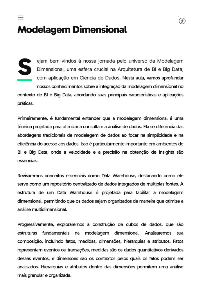 Modelagem Dimensional em Big Data | PDF | Dados | Big Data