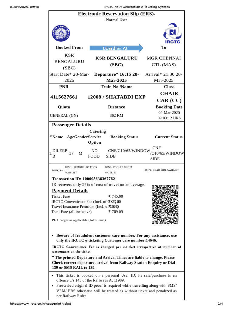 IRCTC Next Generation eTicketing Guide | PDF | Identity Document