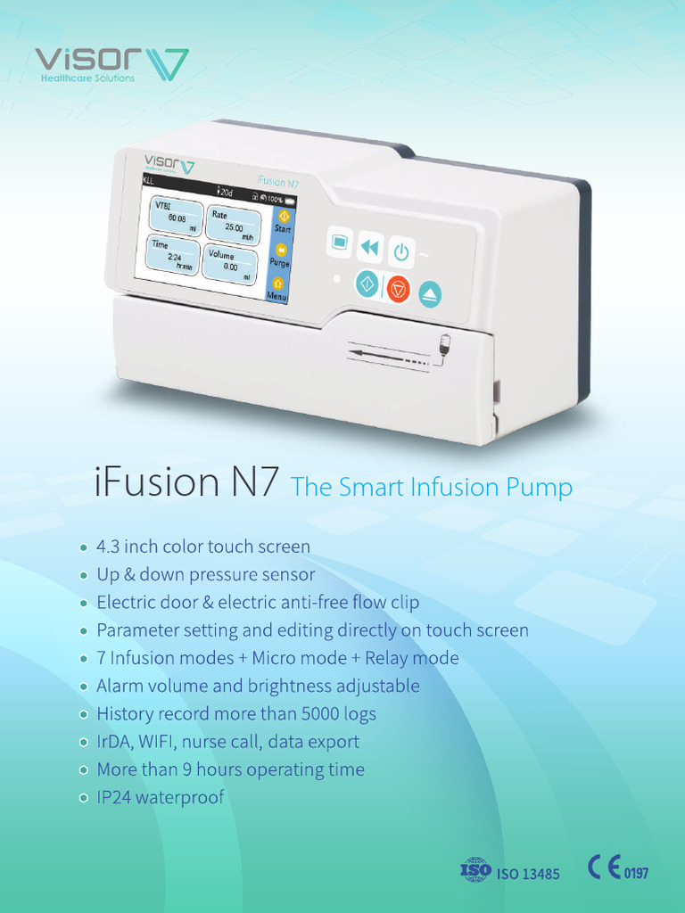 iFusion N7 Smart Infusion Pump Solutions | PDF
