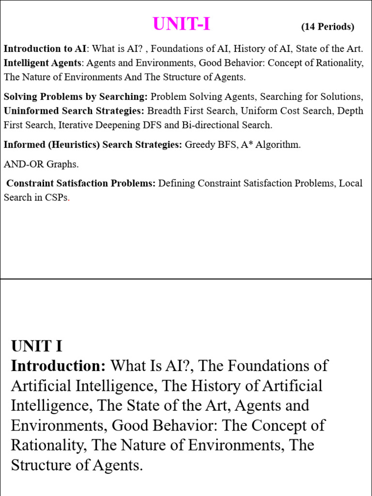 Introduction to Artificial Intelligence Concepts | PDF | Intelligence ...