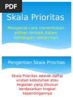 Pengertian dan Contoh Skala Prioritas | PDF