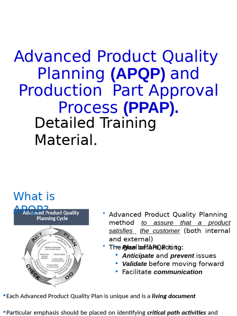 Apqp - Fmea, SPC, Msa, Ppap | PDF | Reliability Engineering ...