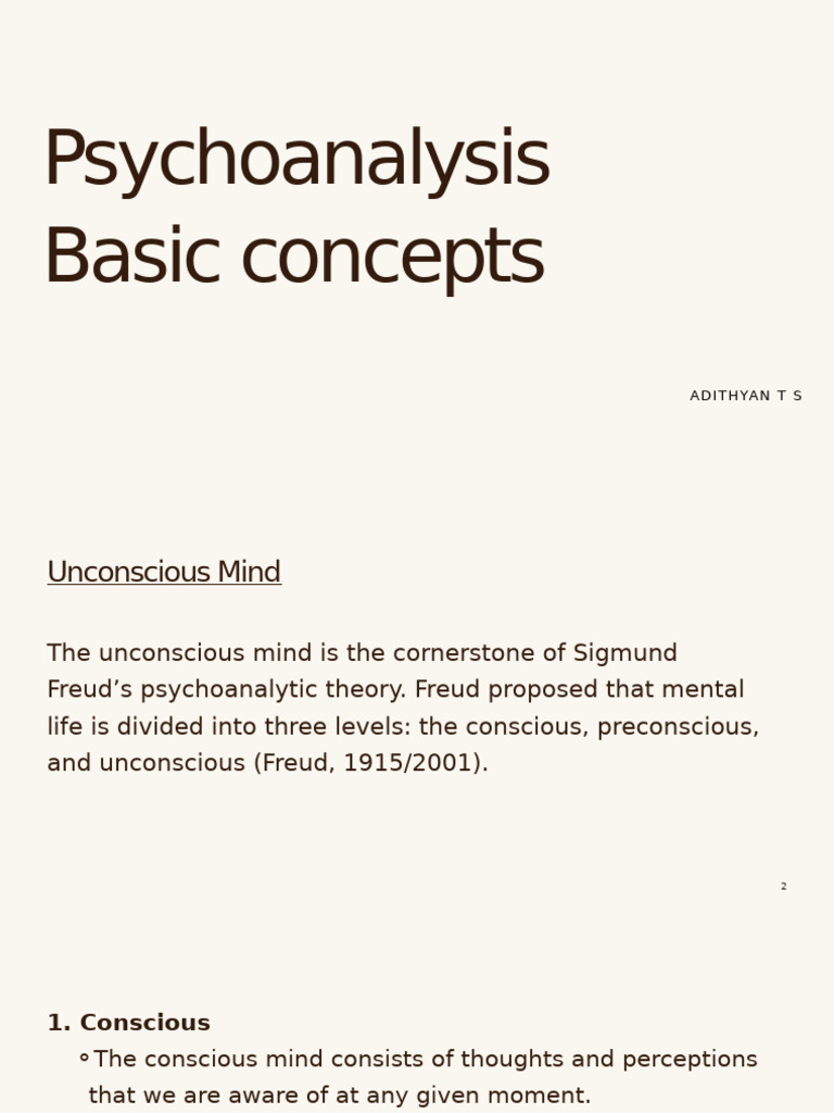 Psychoanalysis Basic Principle - PPTX - 20250909 - 114141 - 0000 | PDF ...