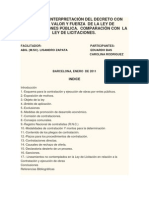 ANÁLISIS E INTERPRETACIÓN DEL DECRETO CON RANGO