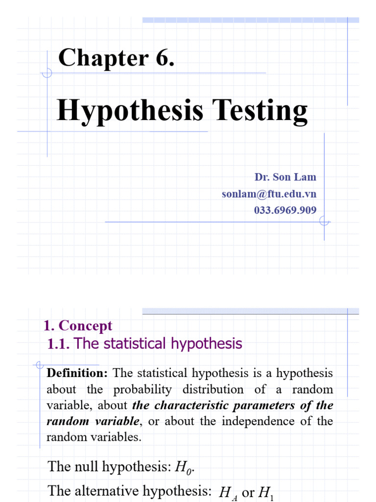 Hypothesis Testing Methods Explained | PDF | Hypothesis | Statistics