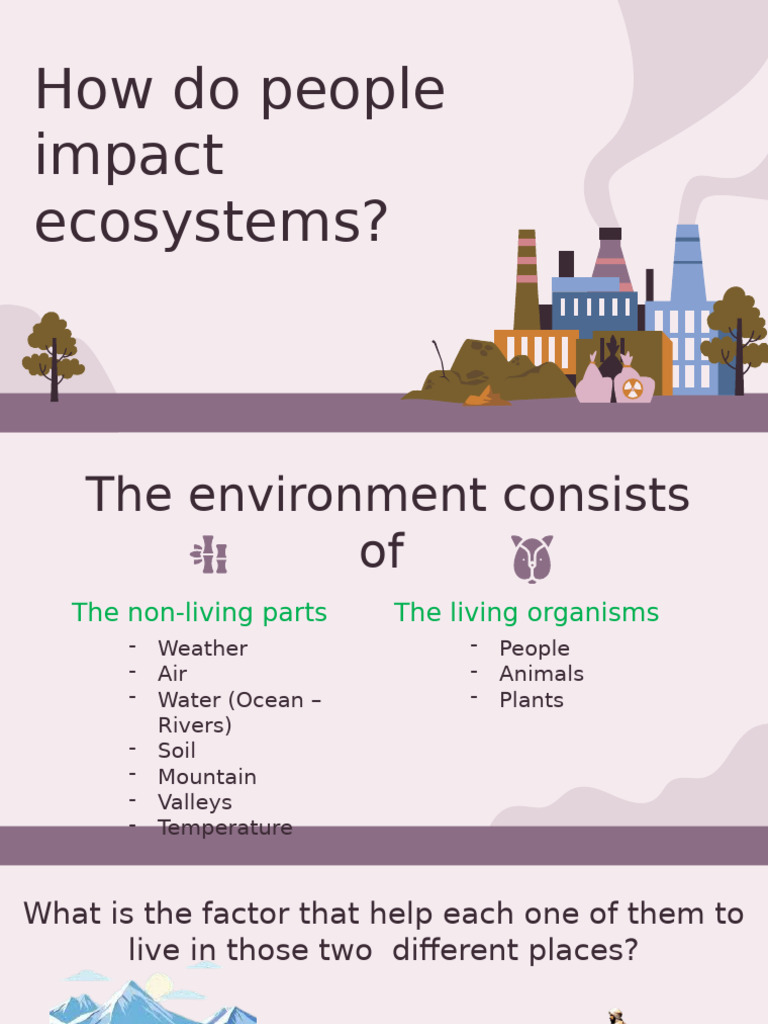 Human Impact on Ecosystems Explained | PDF | Soil | Agriculture