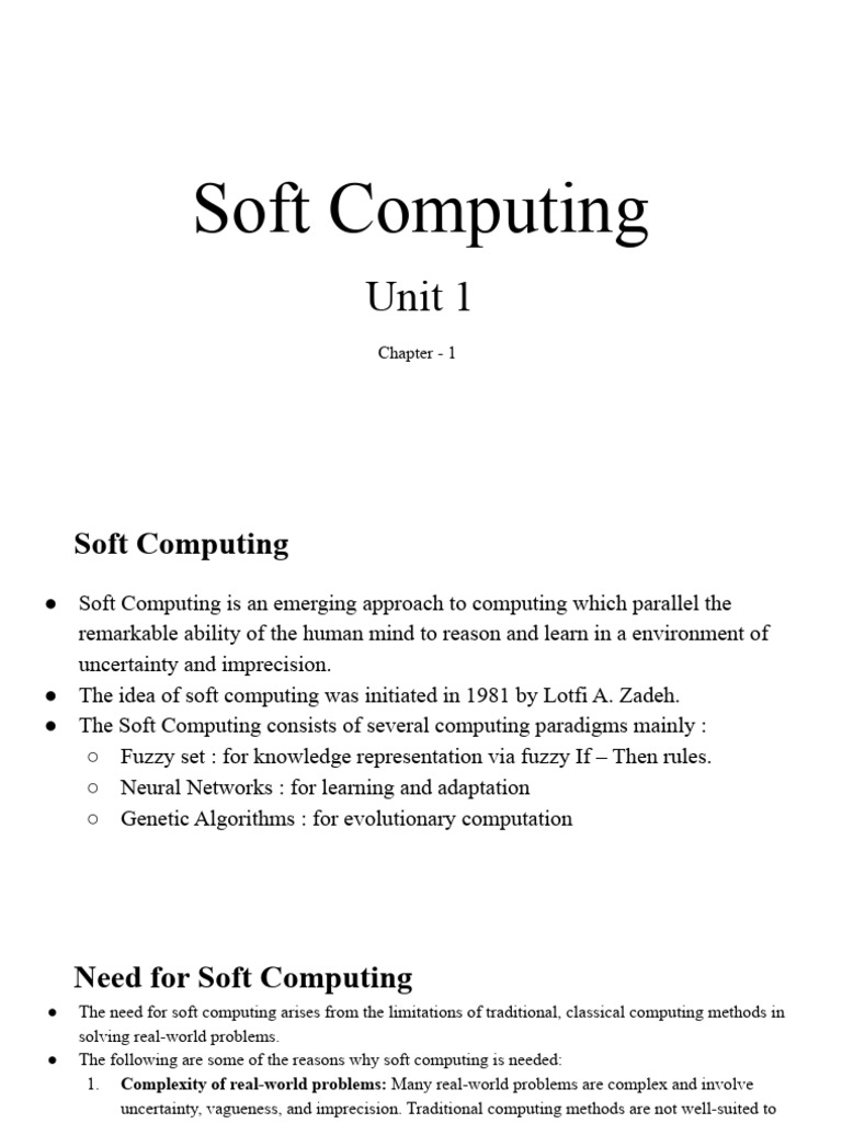 Artificial Neural Networks in Soft Computing | PDF | Applied ...