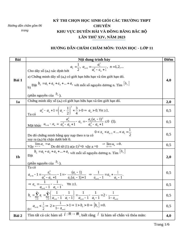 HDC Toan 11 | PDF