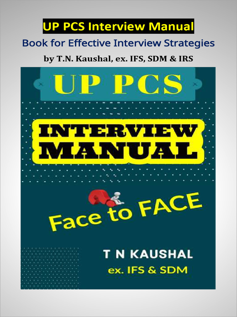 UP PCS Interview Preparation Guide | PDF | Leadership | Mentorship