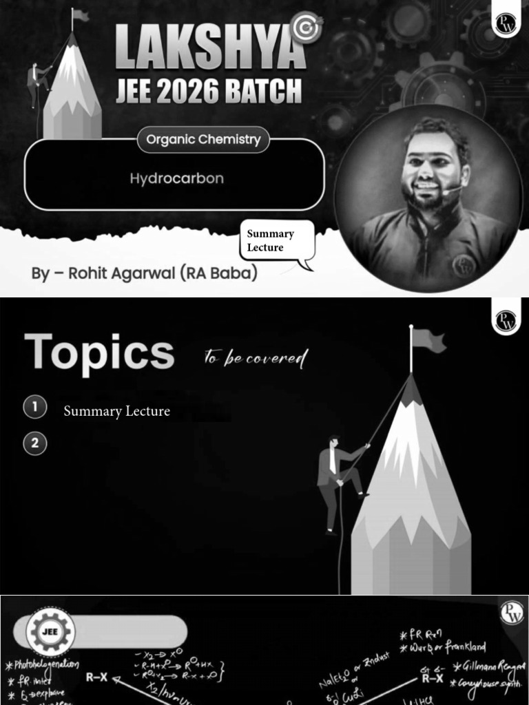 Hydrocarbon Class Notes | PDF