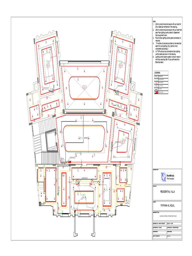First Floor Lighting Control Plan | PDF | Chess | Chess Theory