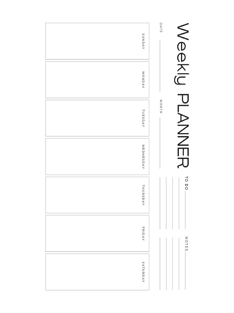 Weekly Planner 2 | PDF