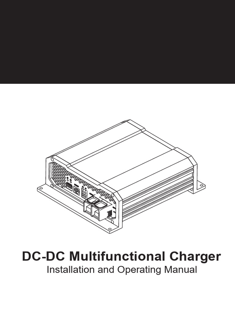 Renogy DC-DC Charger Manual Overview | PDF | Battery Charger | Electricity