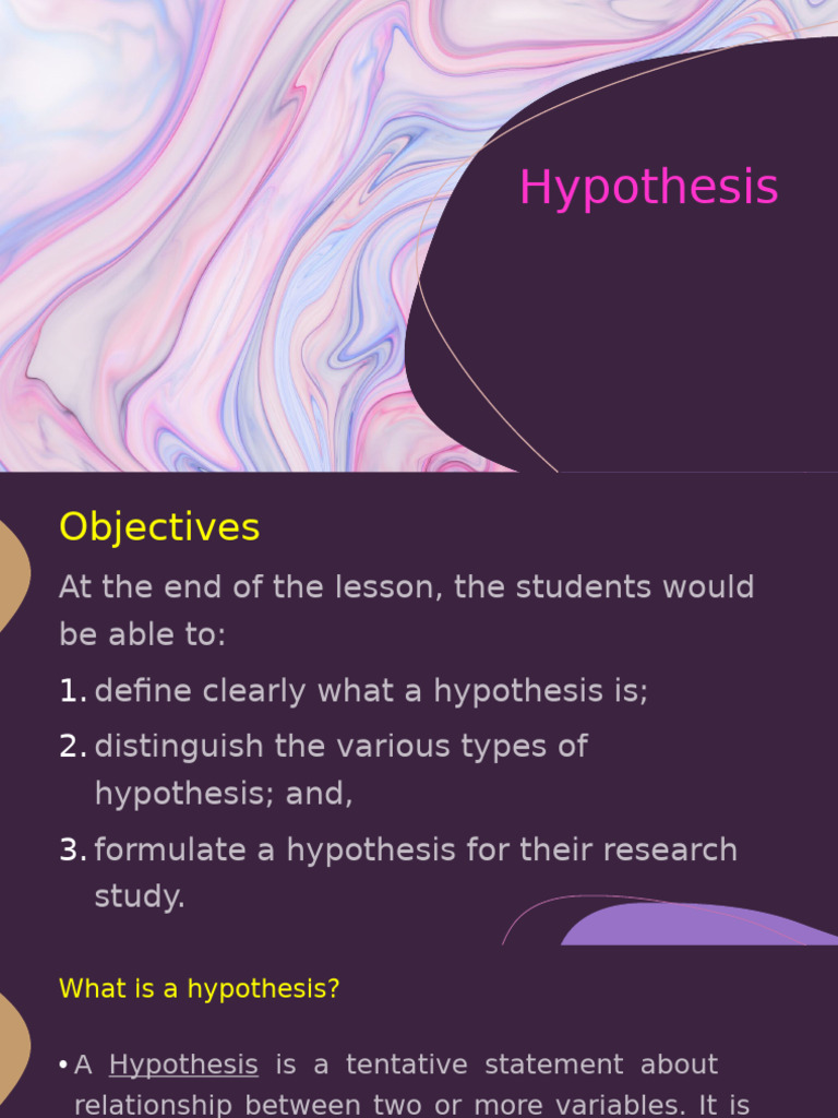 RDL2 Hypothesis | PDF | Hypothesis | Statistics
