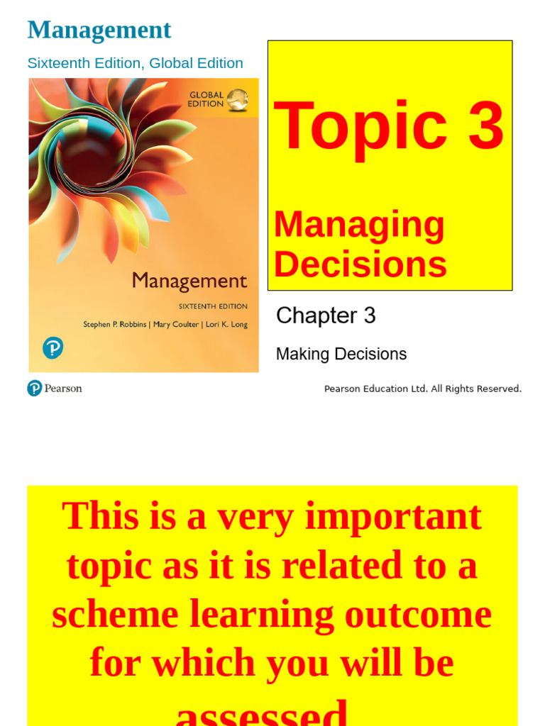 Effective Decision-Making in Management | PDF | Decision Making ...