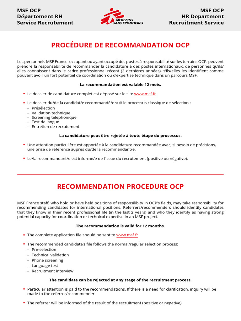 Ocp E Document