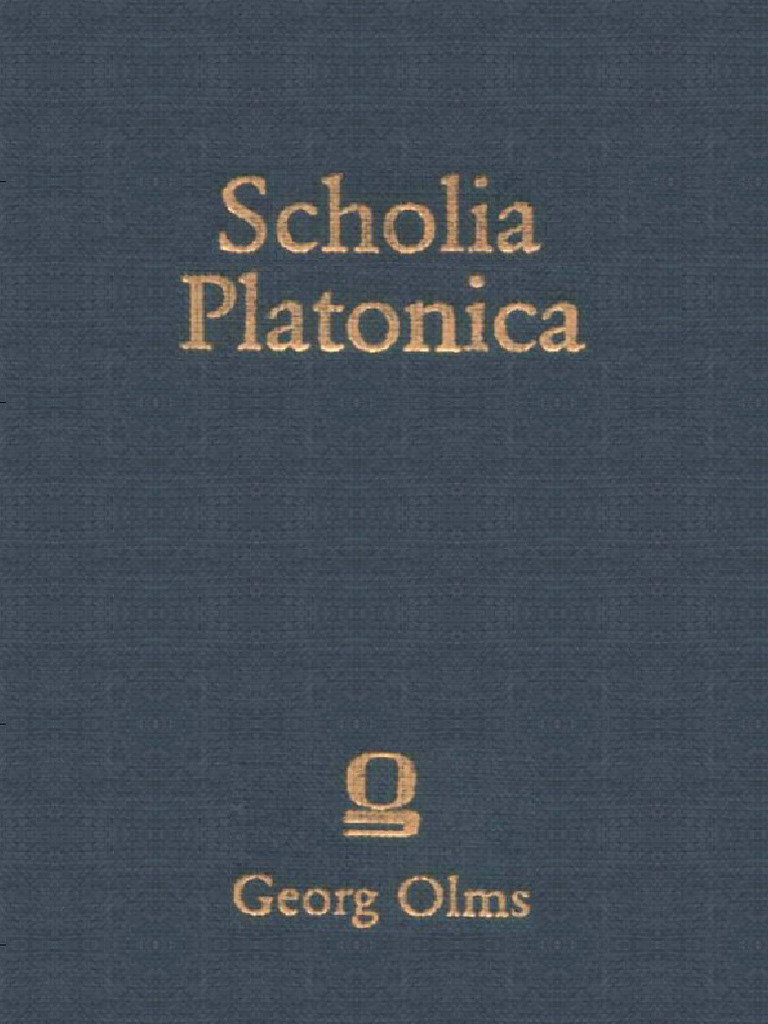 Scholia Platonica (American Philological Association - (Edited) by ...