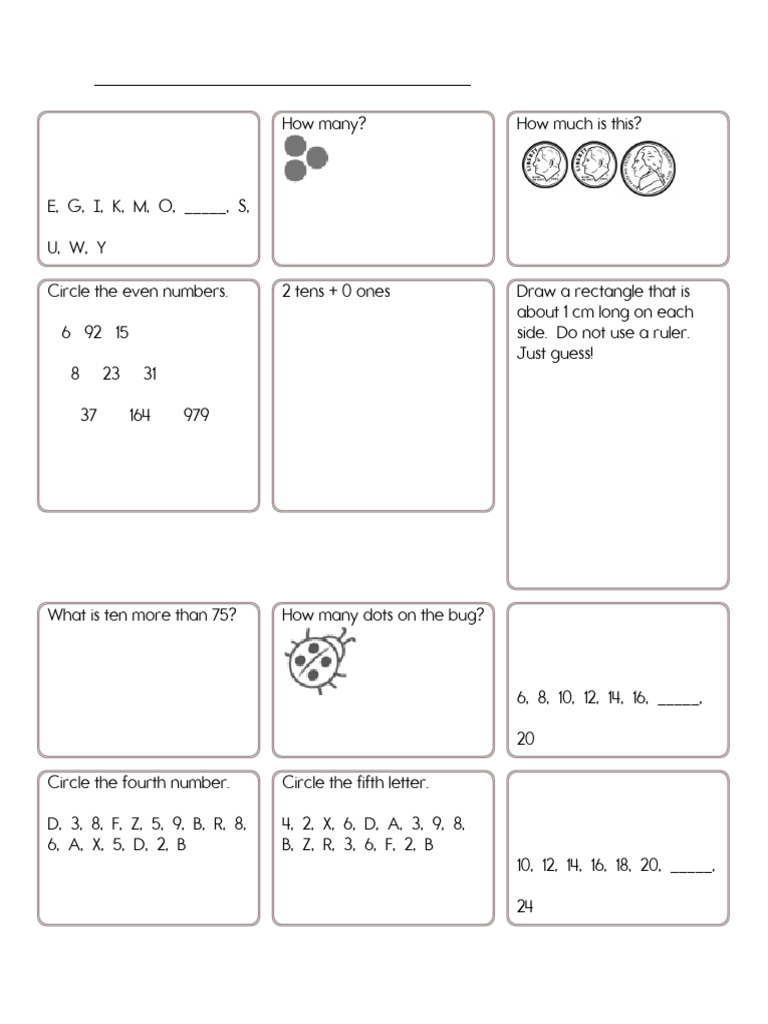 MathWorksheetsGrade1 10 6 | PDF