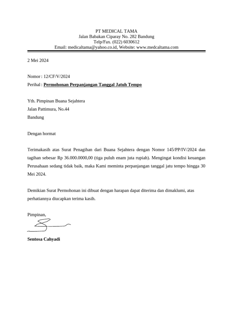 Surat Balasan Jatu Tempo Adel | PDF
