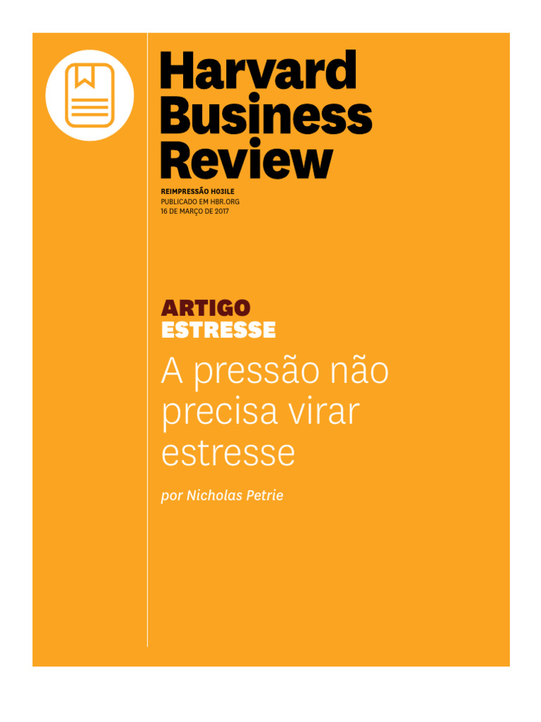 Como Controlar o Estresse no Trabalho | PDF | Estresse (Biologia) | Câncer