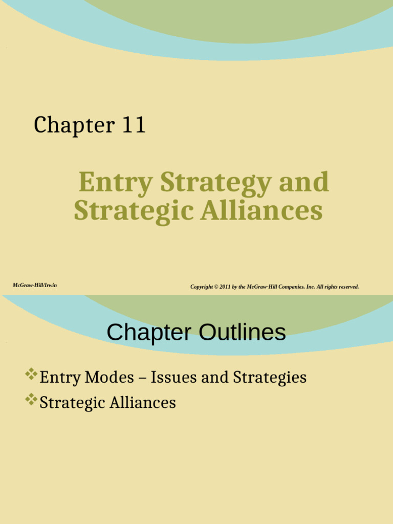 Global Market Entry Strategies Explained | PDF | Franchising | Mergers ...