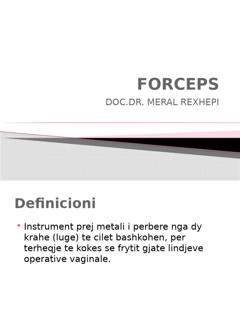 FORCEPS | PDF