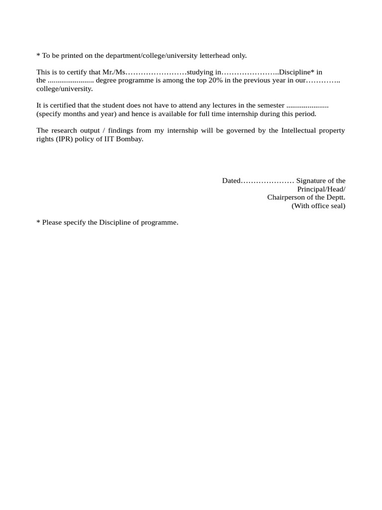 Prescribed Format | PDF
