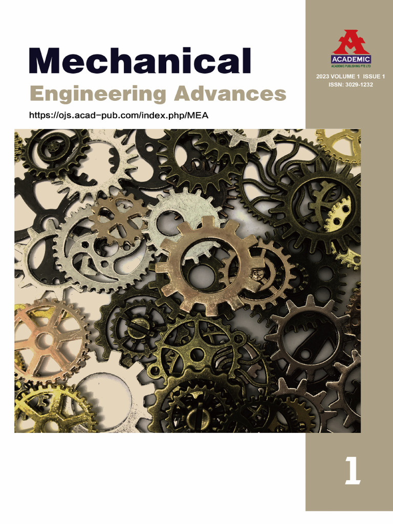Mechanical Engineering Advances 2023 | PDF | Heat Exchanger | Reynolds ...