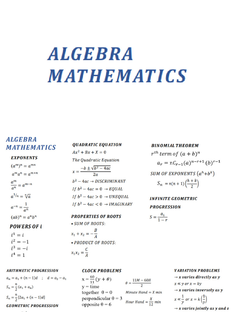 Formulas | PDF