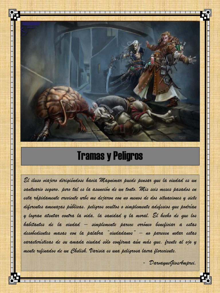 Peligros y Tramas en Magnimar | PDF | Puente