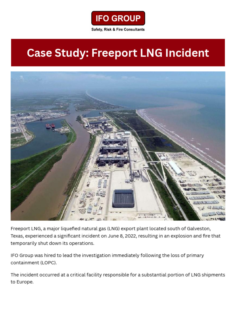Freeport LNG Incident Overview | PDF | Liquefied Natural Gas ...