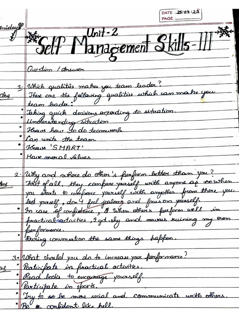 Self Management | PDF