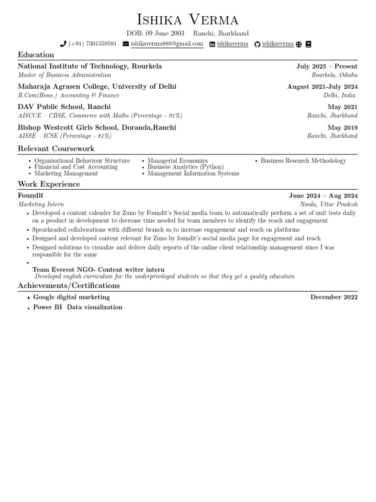 Jake S Resume Anonymous 1 | PDF | Business | Economies