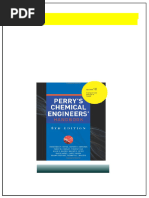 Perry's Chemical Engineers' Handbook, 8th Ed PDF | PDF