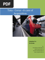 Tata Corus Case Analysis at Garg