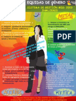 Poster Equidad de Género Sistema de Gestión Meg