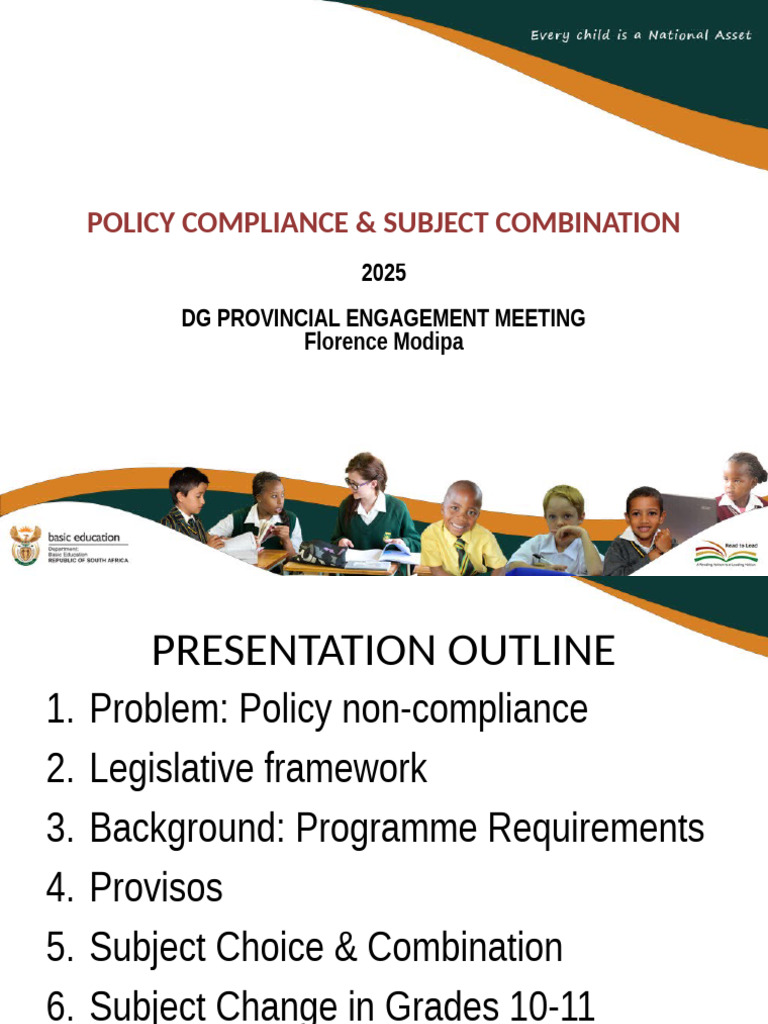 Policy Compliance in Subject Combinations | PDF | Curriculum