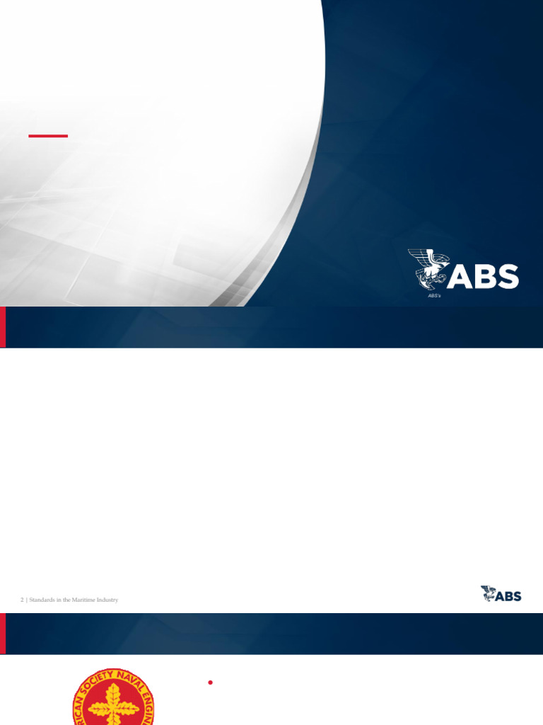 Maritime Industry ABS Standards Overview | PDF | Shipping