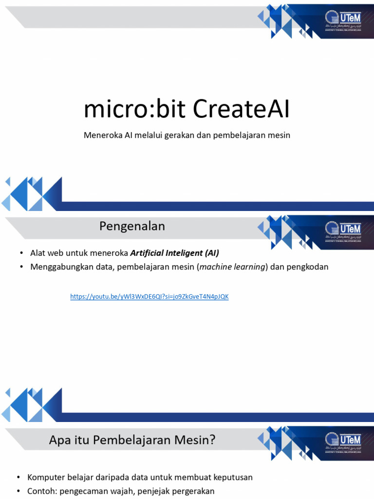 Eksplorasi AI dengan micro:bit | PDF