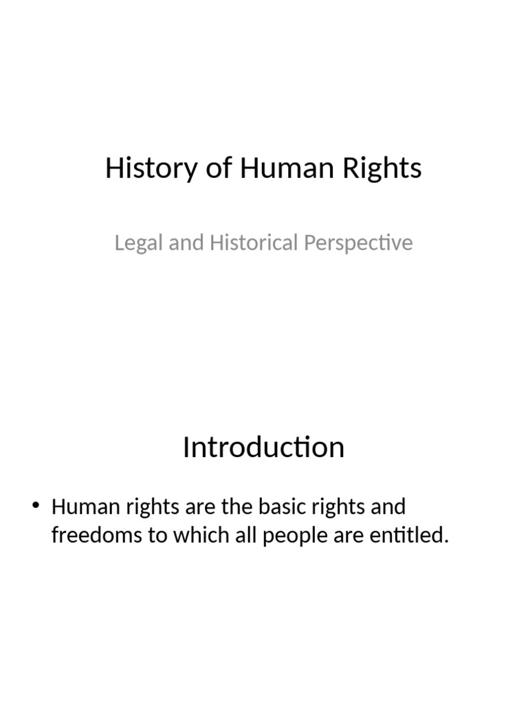 Human Rights Extended Presentation | PDF