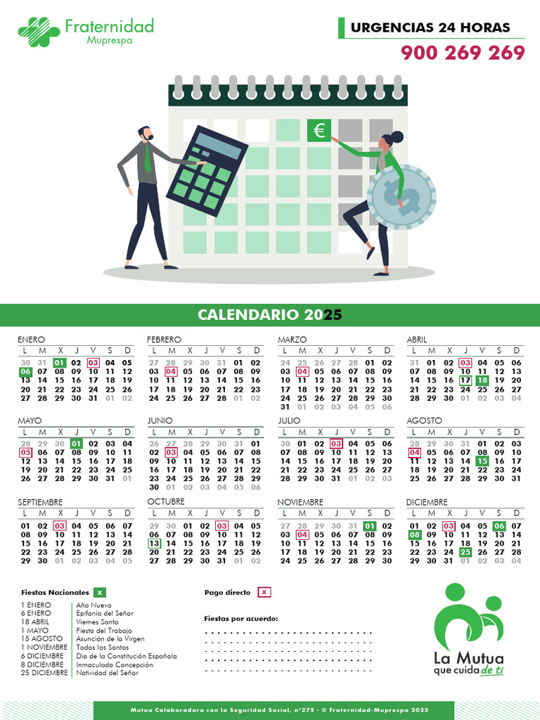 Calendario de Fiestas 2025 España | PDF | Fiestas cristianas y días santos