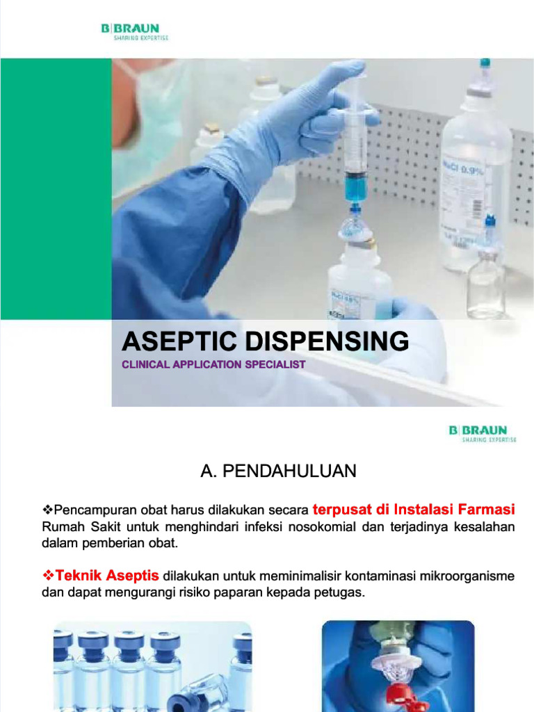 Aseptic Dispensing Guidelines | PDF