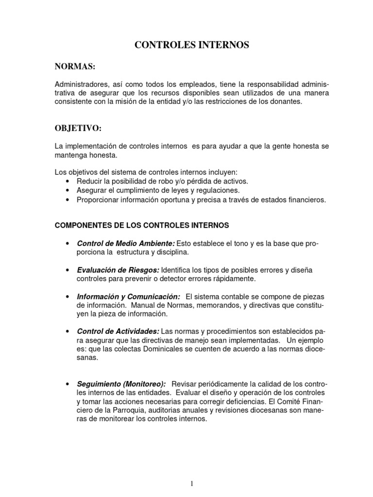 Controles Internos para Prevención de Fraude | PDF | Cheque | Presupuesto