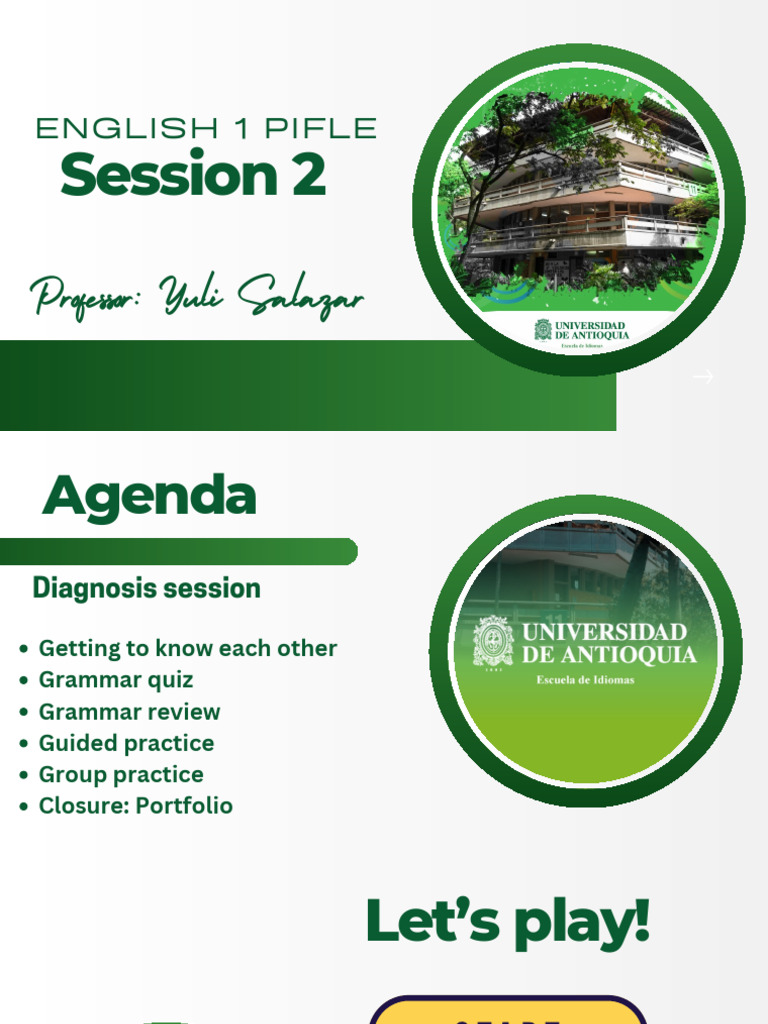 English 1 Session 2 | PDF