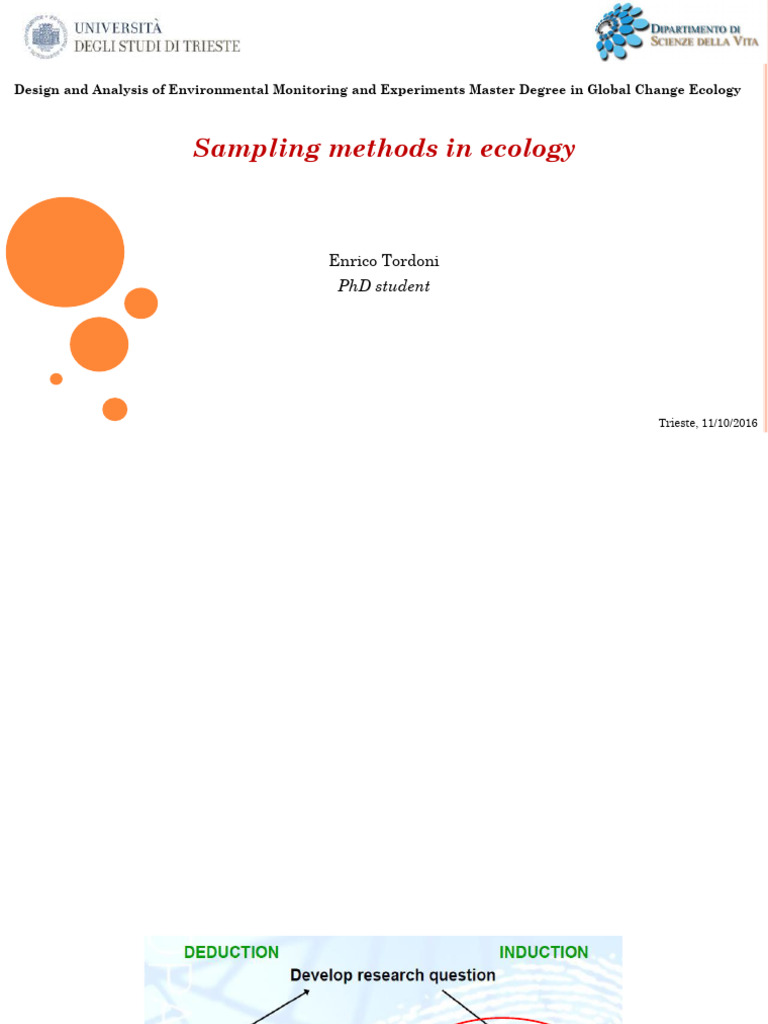 Sampling Methods in Ecology | PDF | Sampling (Statistics) | Statistics