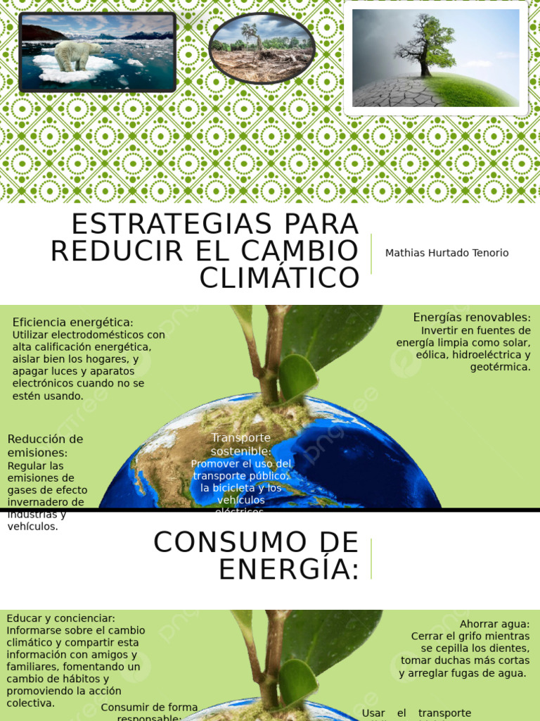 Estrategias para Reducir El Cambio Climá | PDF