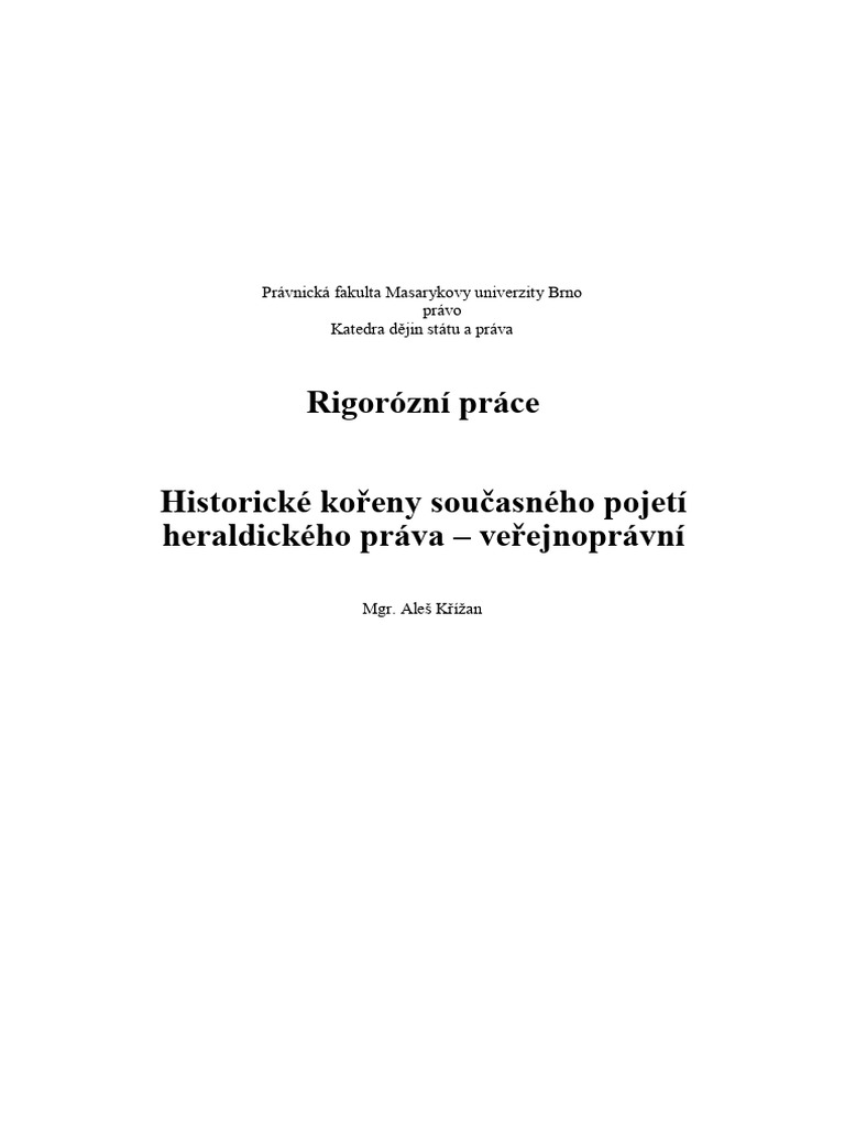 Rigorozni Prace | PDF